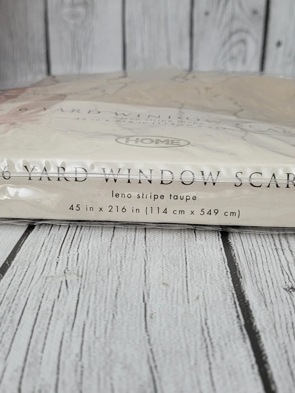6 Yard Window Scarf in Taupe